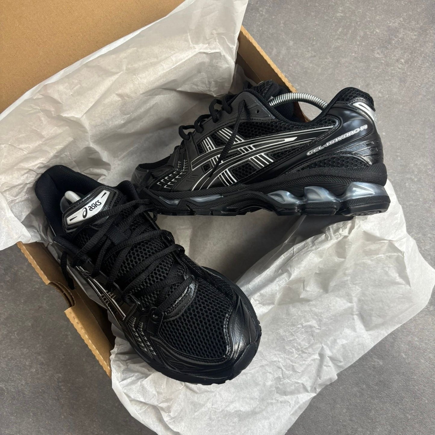 ASICS GEL-KAYANO 14 ‘BLACK/SILVER’