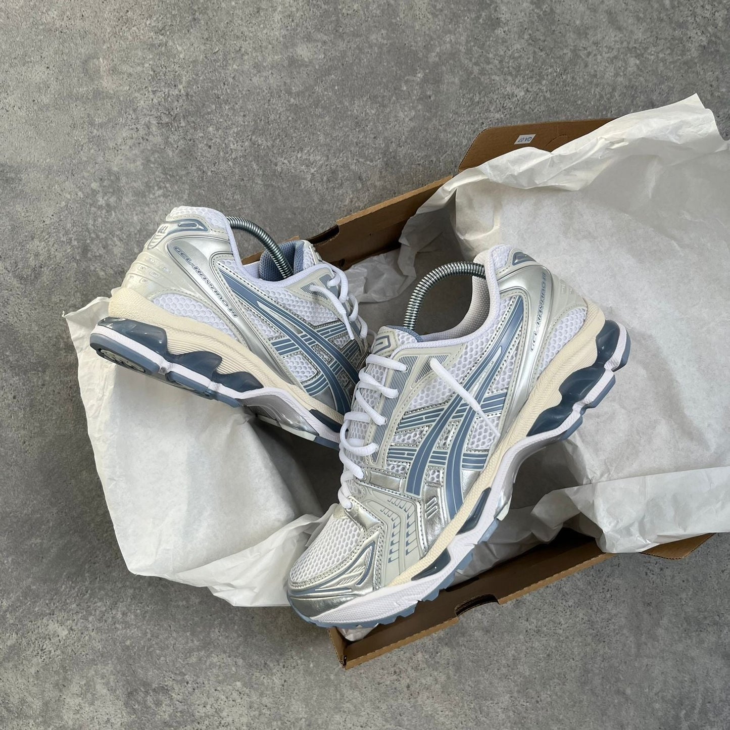 ASICS GEL-KAYANO 14 'WHITE/LIGHT NAVY'