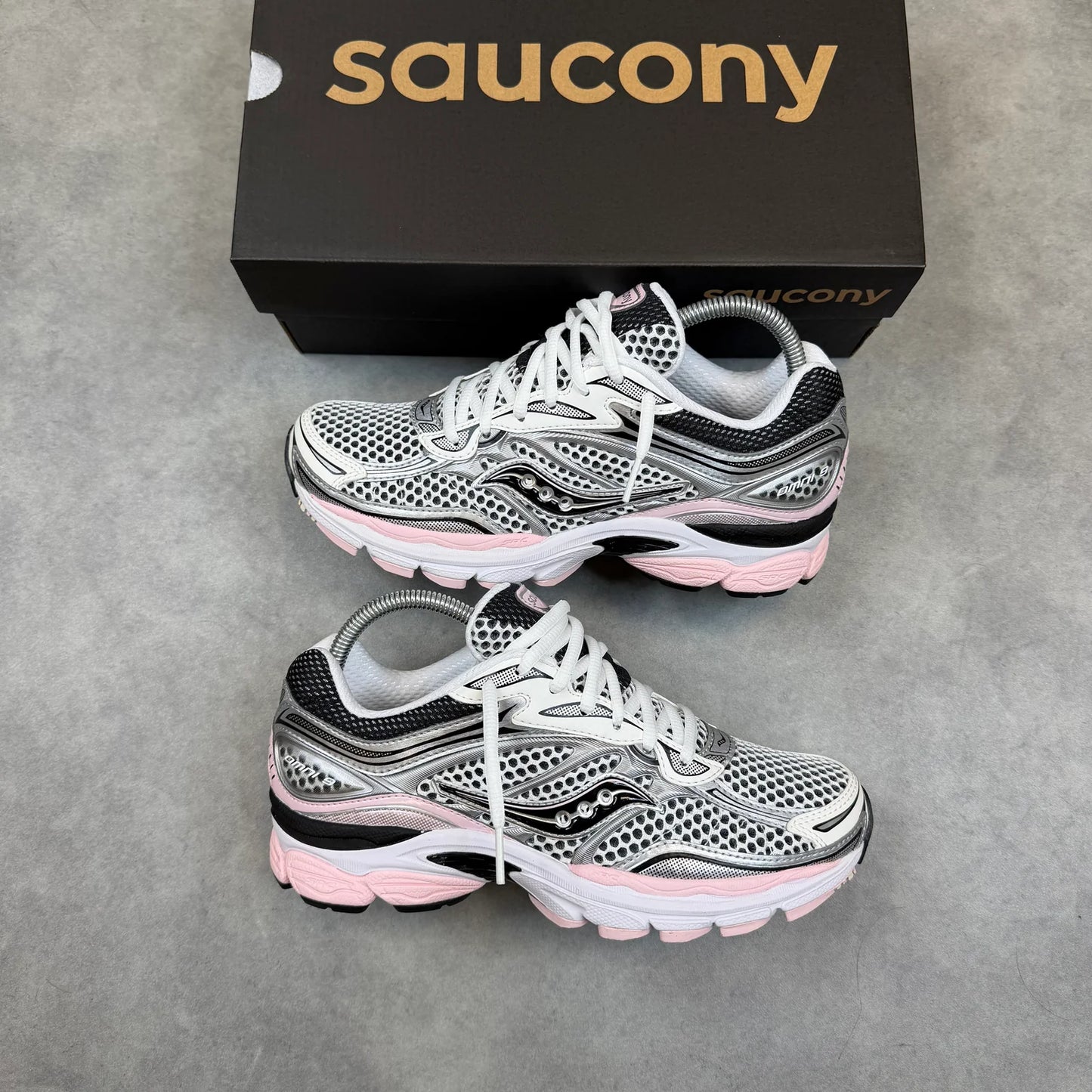 SAUCONY PRO GRID OMNI 9 'SILVER/PINK'